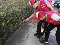 新城花园小学2021秋季党支部组织开展“迎中秋 庆国庆”主题志愿服务活动