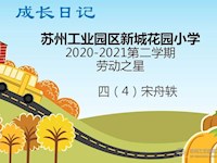 劳动之星——2017级4班宋舟轶